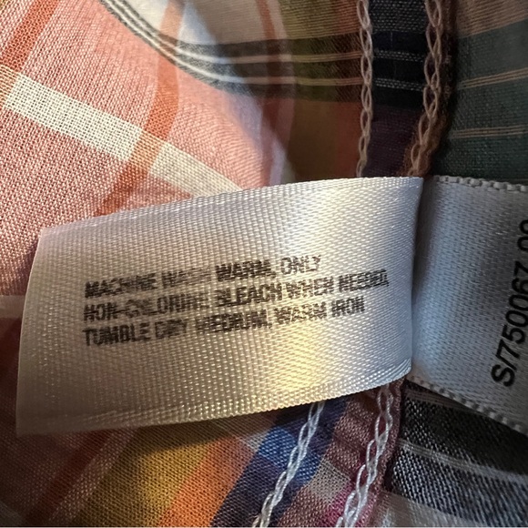 GAP Short Sleeve Shirt VTG Cotton Plaid Size XL - Picture 11 of 11